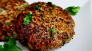 Chicken Chapli Kabobs