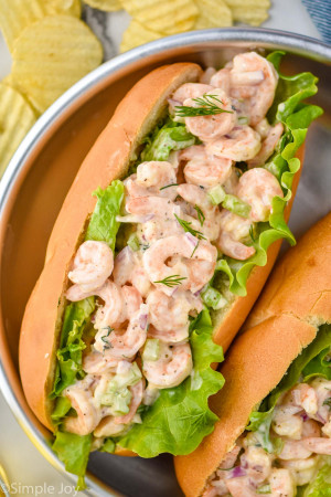 Homemade Shrimp Salad Sub