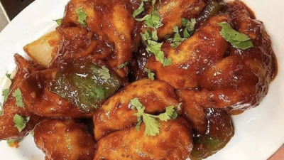 Fried Veg Chilly MoMo