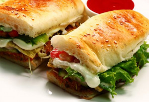 Anda Shami Chicken Burger