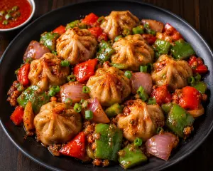 Veg Momo (Chilli)