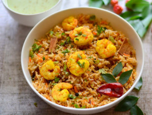 Shrimp Biryani