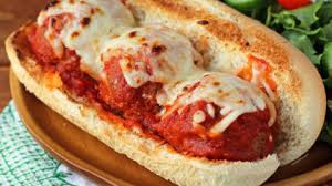 Meatball Parmigiana Sub