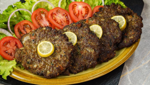 Beef Chapli Kabobs