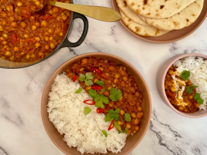 Veggie Platter (Side Channa, sida Rice, Naan)