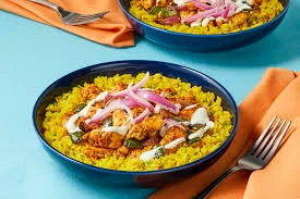 Grilled Chicken Yellow Rice Bowl