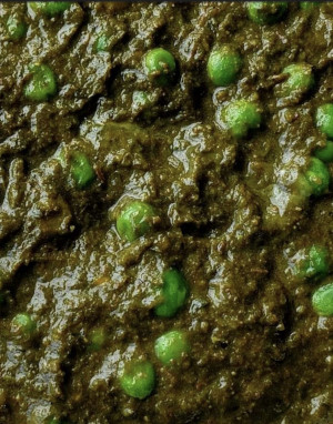 Spinach and Peas Curry vegan