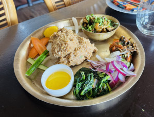 Dhido with Local chicken curry
