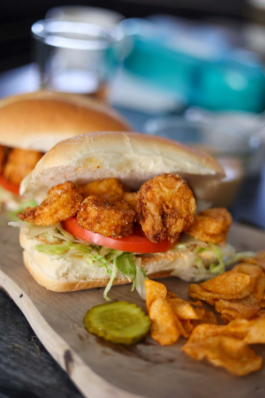 Fried Shrimp Sandwich