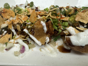 Samosa chaat