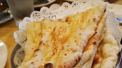 Rock Salt Cilantro Naan