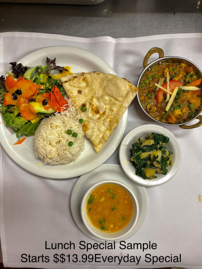 Chana Matar – Lunch  (Vegan)