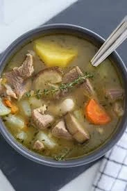 Goat Soup (with goat cheese cilantro naan)