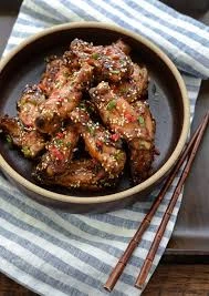 Honey Garlic Korean Fried Wings