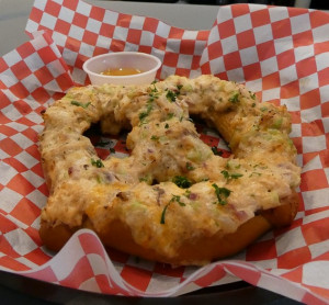Crab Dip with Pretzels