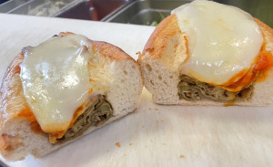 Eggplant Parmigiana Sub