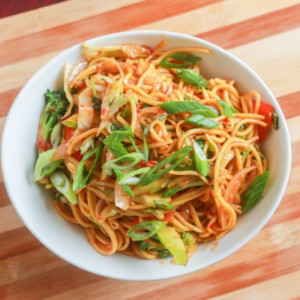 Vegetable Hakka Noodles