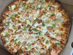 Shrimp Alfredo Pizza