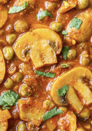 Mutter & Mushroom Curry