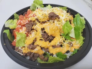 Philly Style Cheesesteak Rice Bowl